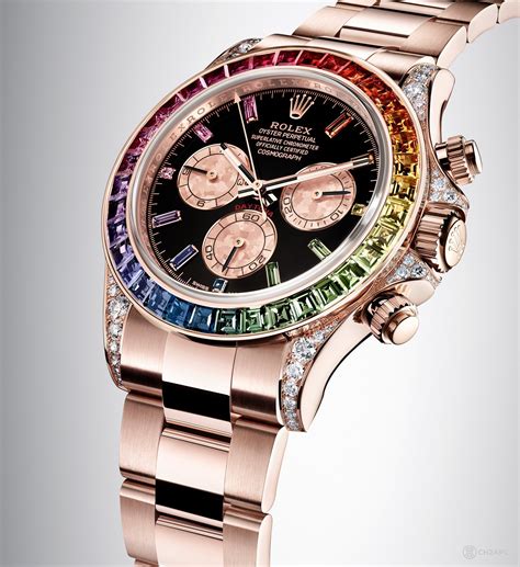 rolex cosmograph daytona rainbow watch|Rolex 116595 rainbow price.